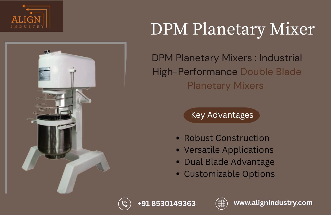 DPM Planetary Mixer, Double Blade Planetary Mixer,